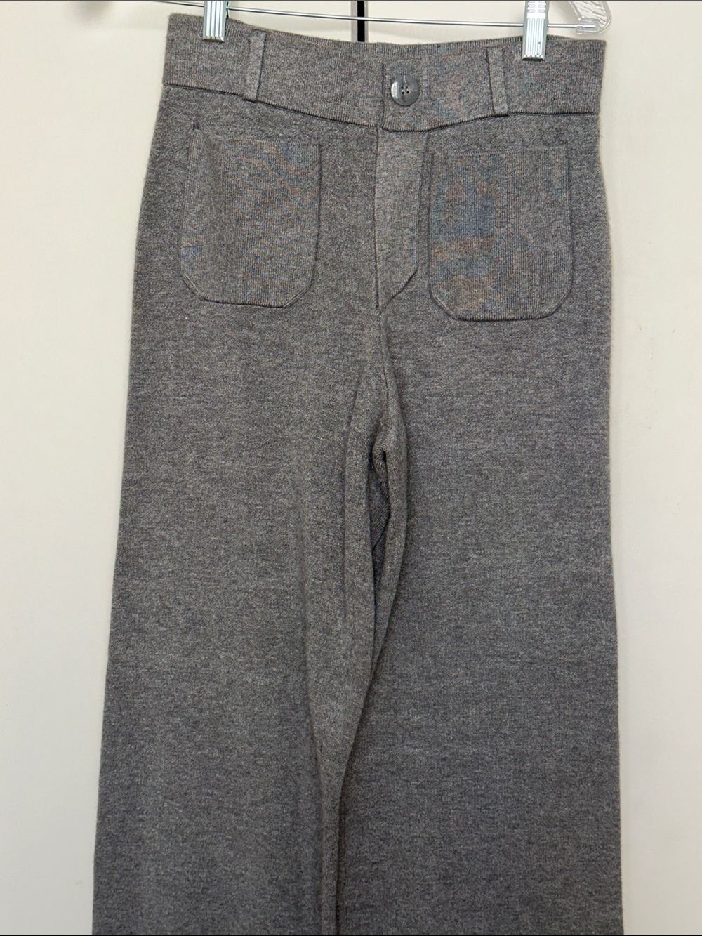 Colette sweater  knit crop wide leg trousers by Maeve
